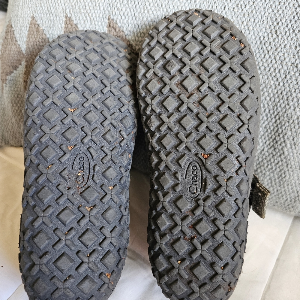 Chacos Ramble Fluff bootie. Shearling Cozy Gray Kids Sz 1. Unisex - Picture 8 of 11